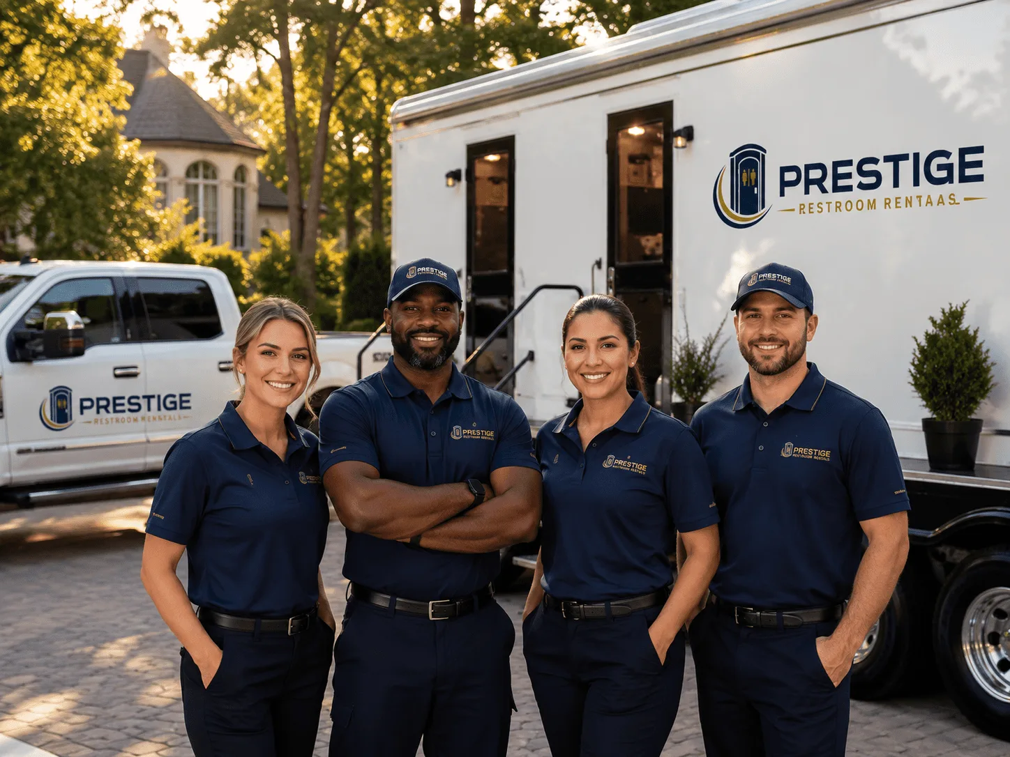 Trusted Luxury Portable Restrooms company in Marine, IL